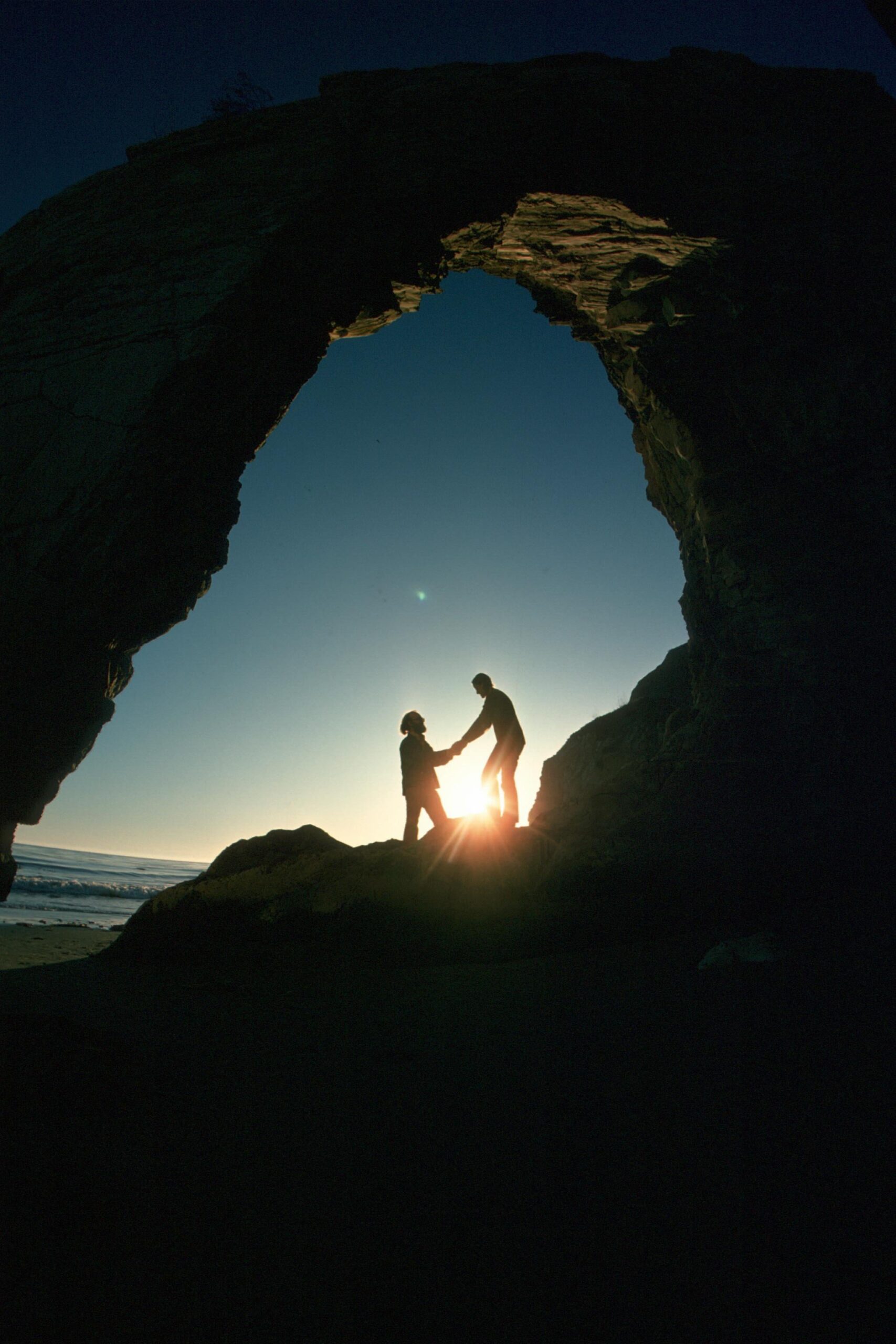 couple at sunset